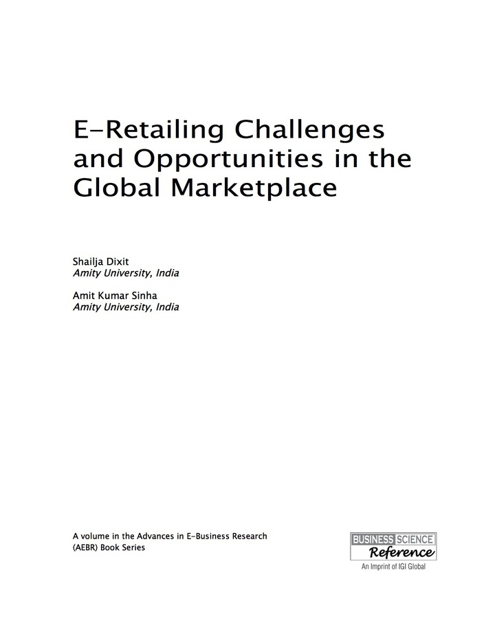 E-Retailing Challenges and Opportunities in the Global Marketplace ebook