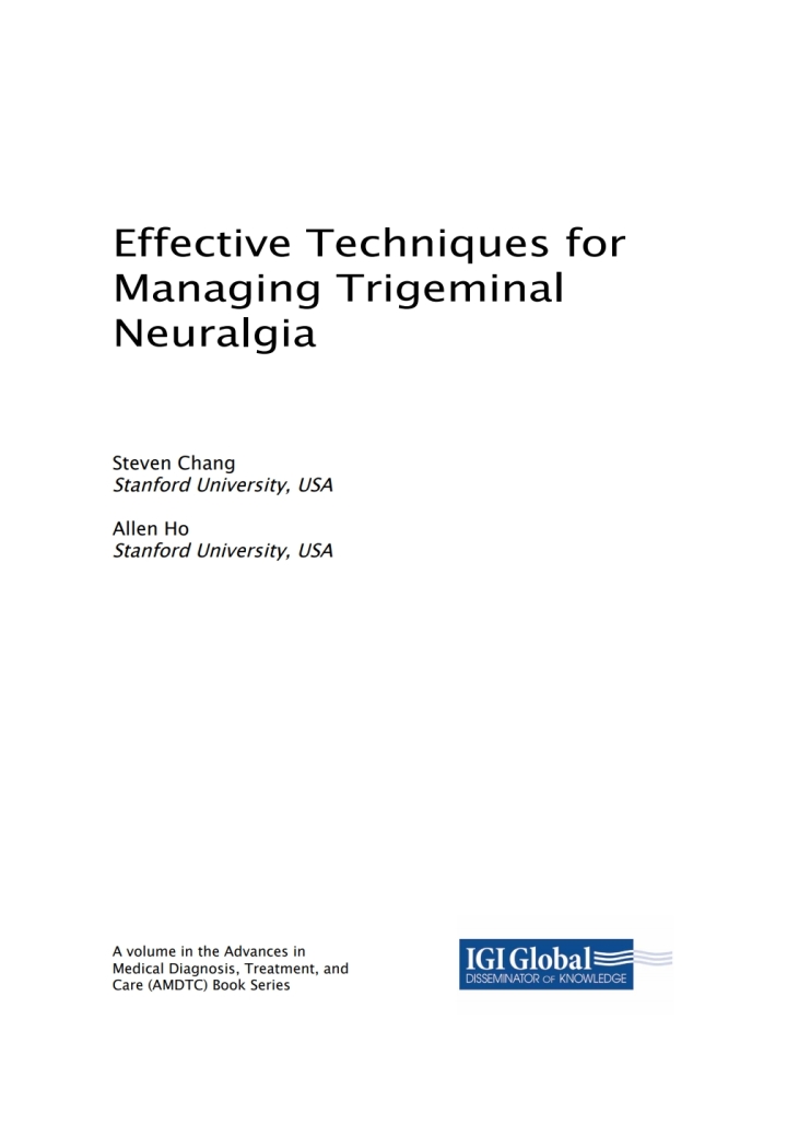 Effective Techniques for Managing Trigeminal Neuralgia ebook