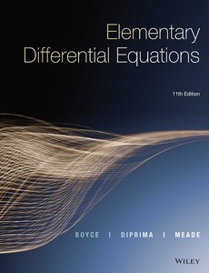 Elementary Differential Equations and Boundary Value Problems 11th Edition  by William E. Boyce ebook