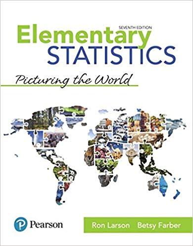 Elementary Statistics: Picturing the World 7th Edition by Ron Larson ebook