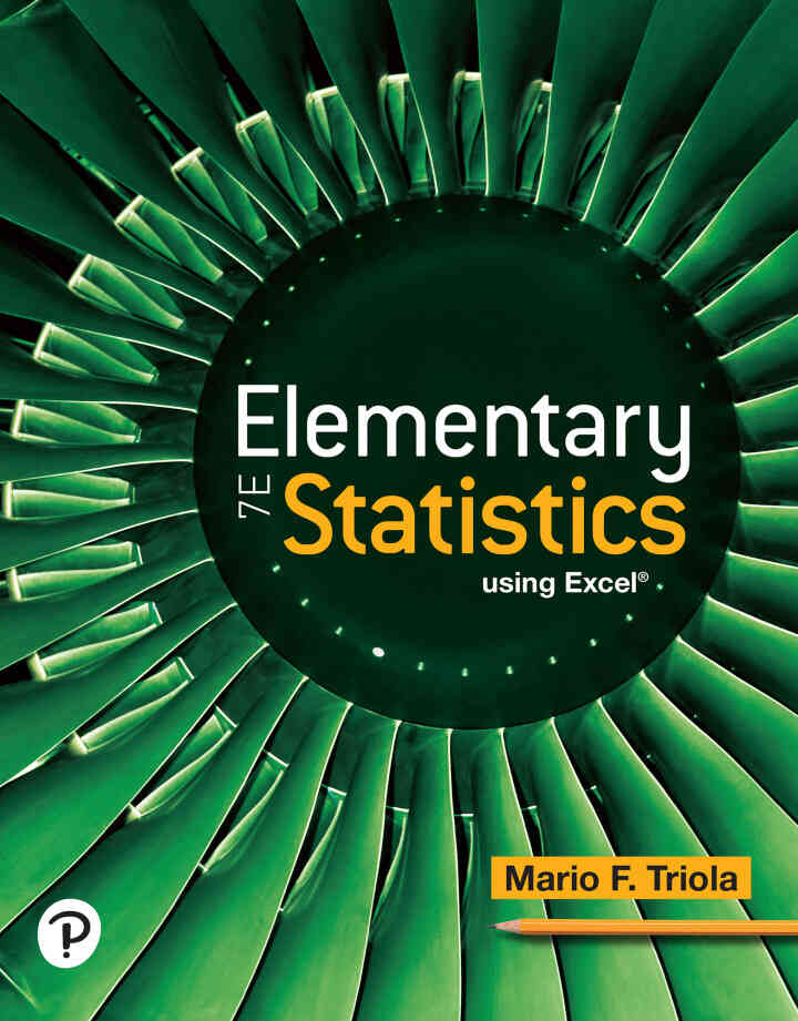 Elementary Statistics Using Excel, 7th Edition ebook