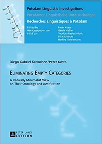 Eliminating Empty Categories: A Radically Minimalist View on Their Ontology and Justification ebook