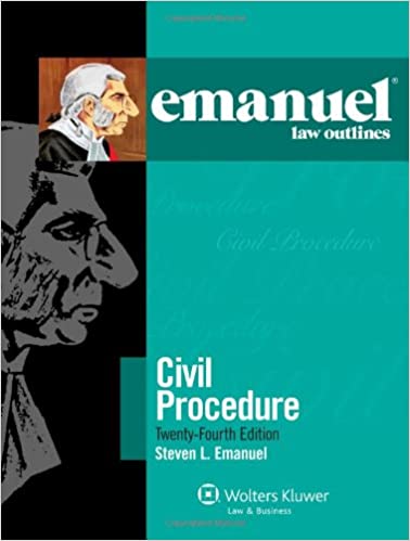 Emanuel Law Outlines for Civil Procedure ebook