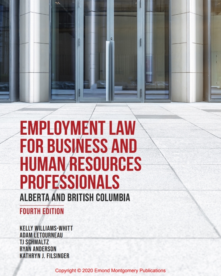 Employment Law for Business and Human Resources Professionals: Alberta and British Columbia ebook