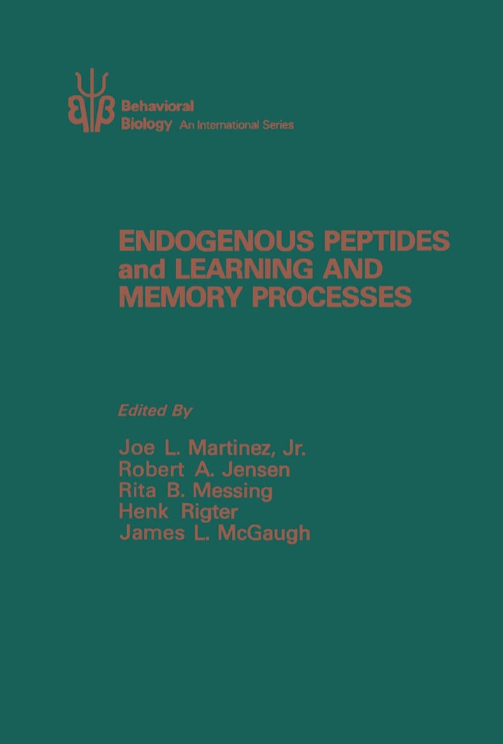Endogenous Peptides and Learning and Memory Processes ebook