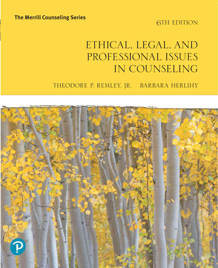 Ethical, Legal, and Professional Issues in Counseling, 6th Edition ebook