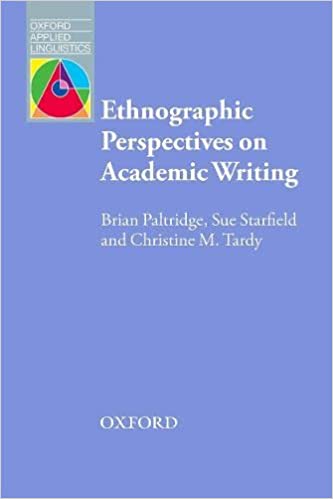 Ethnographic Perspectives on Academic Writing ebook