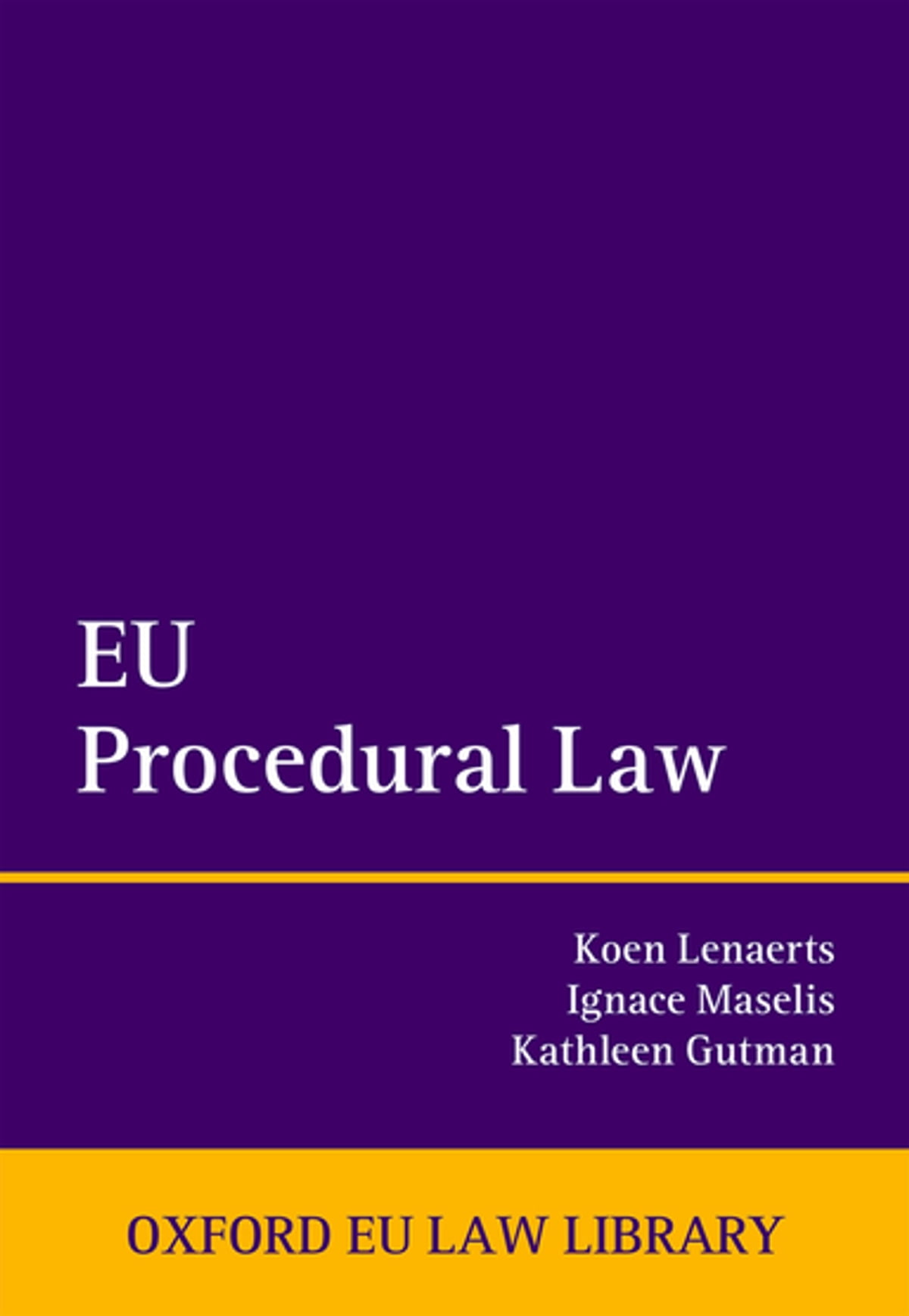 EU Procedural Law ebook