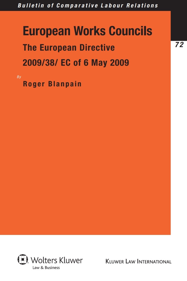 European Works Councils: The European Directive 2009/38/EC of 6 May 2009 ebook