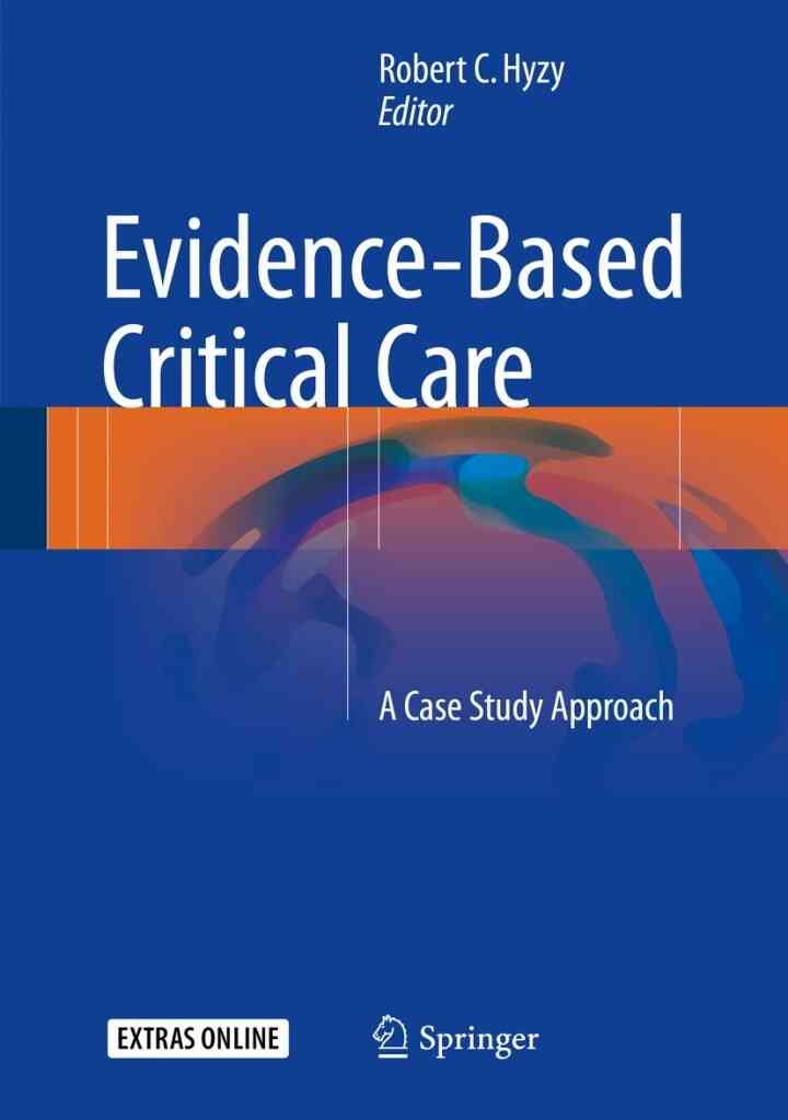 Evidence-Based Critical Care: A Case Study Approach ebook