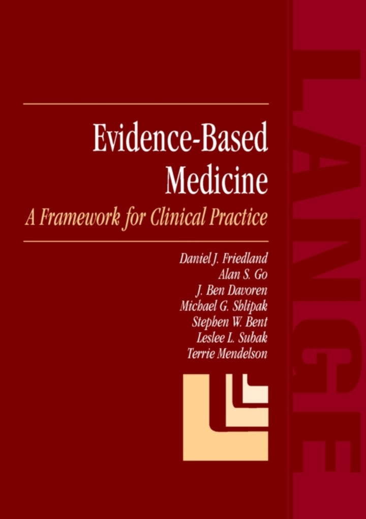 Evidence-Based Medicine: A Framework for Clinical Practice ebook