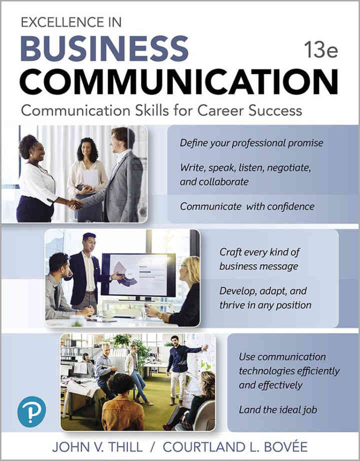Excellence in Business Communication, 13th Edition ebook