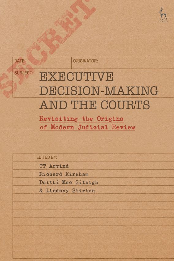Executive Decision-Making and the Courts: Revisiting the Origins of Modern Judicial Review ebook