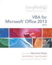 Exploring Getting Started with VBA for Office 2013 ebook