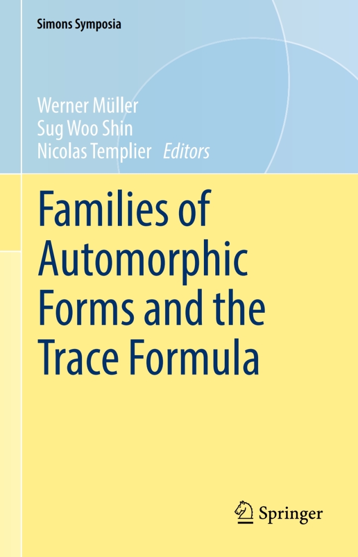 Families of Automorphic Forms and the Trace Formula ebook