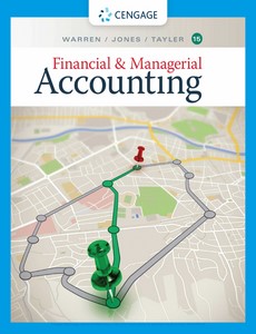 Financial & Managerial Accounting 15th By Carl Warren ebook