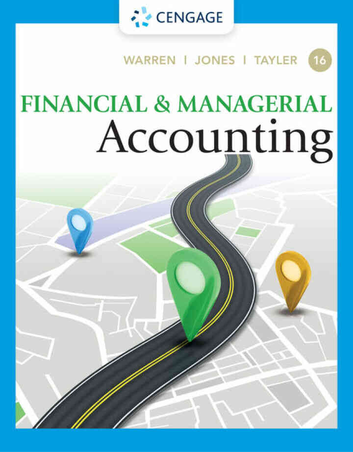 Financial & Managerial Accounting, 16th Edition ebook