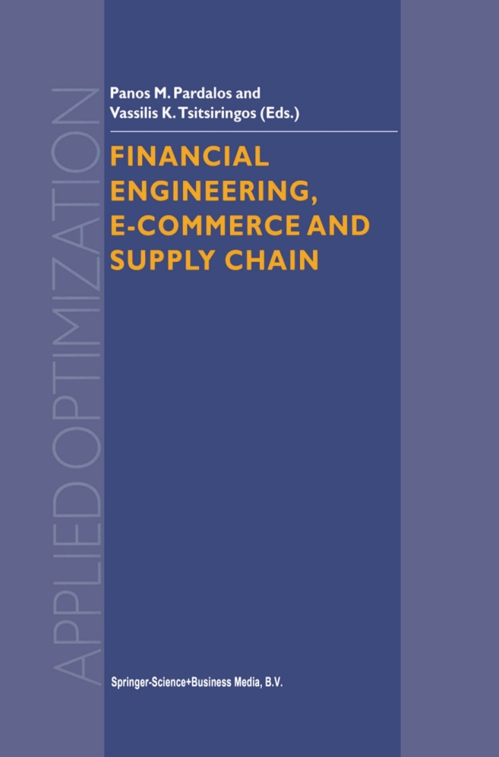 Financial Engineering, E-commerce and Supply Chain ebook