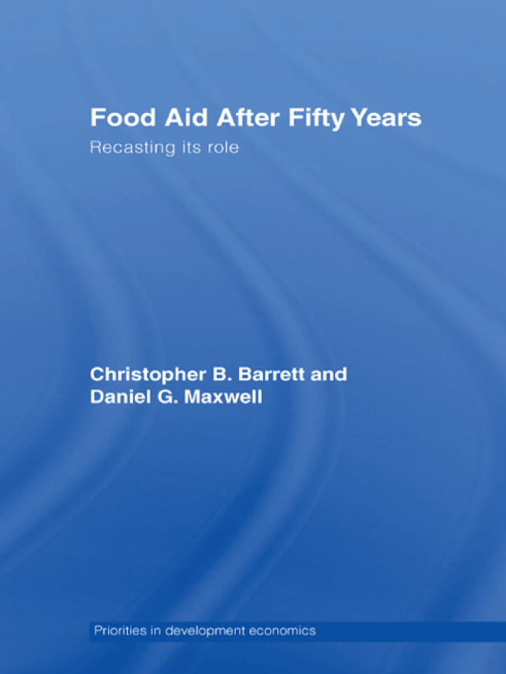 Food Aid After Fifty Years: Recasting its Role ebook