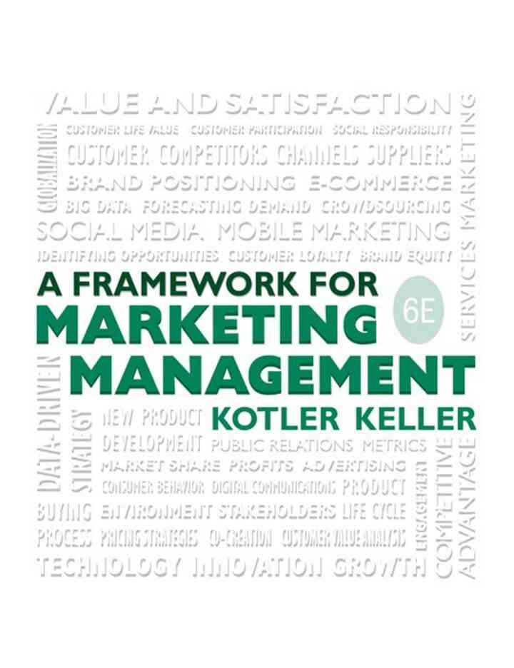 Framework for Marketing Management, 6th Edition ebook