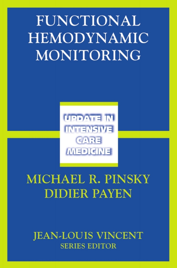 Functional Hemodynamic Monitoring ebook