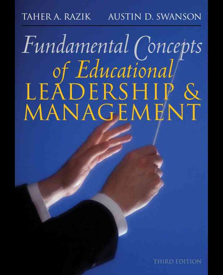Fundamental Concepts of Educational Leadership and Management, 3rd Edition ebook
