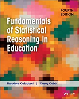 Fundamentals of Statistical Reasoning in Education ebook