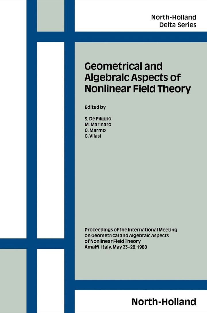 Geometrical and Algebraic Aspects of Nonlinear Field Theory ebook
