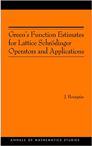 Green's Function Estimates for Lattice Schr�dinger Operators and Applications. (AM-158) ebook