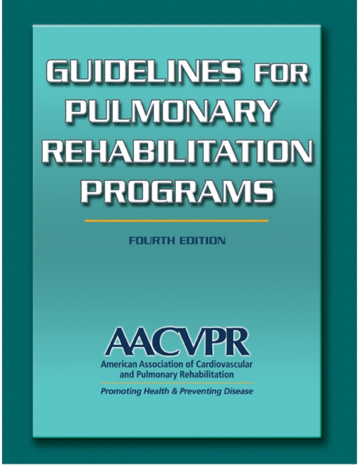 Guidelines for Pulmonary Rehabilitation Programs ebook