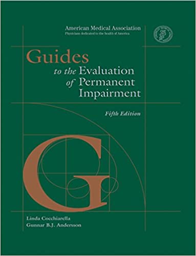 Guides to the Evaluation of Permanent Impairment, fifth edition ebook