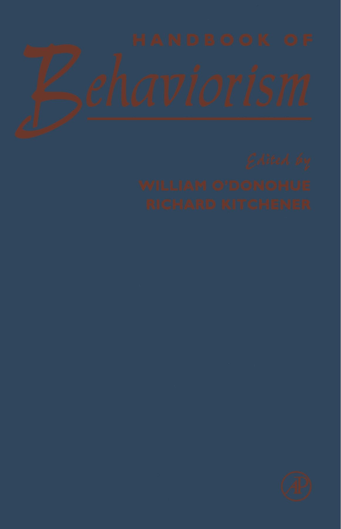 Handbook of Behaviorism ebook