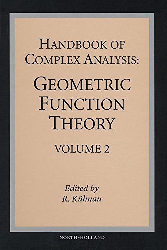 Handbook of Complex Analysis: Geometric Function Theory ebook