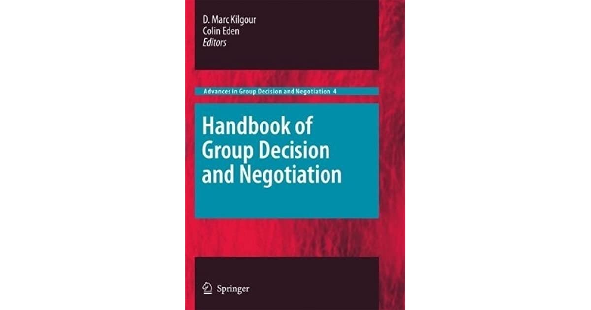 Handbook of Group Decision and Negotiation ebook