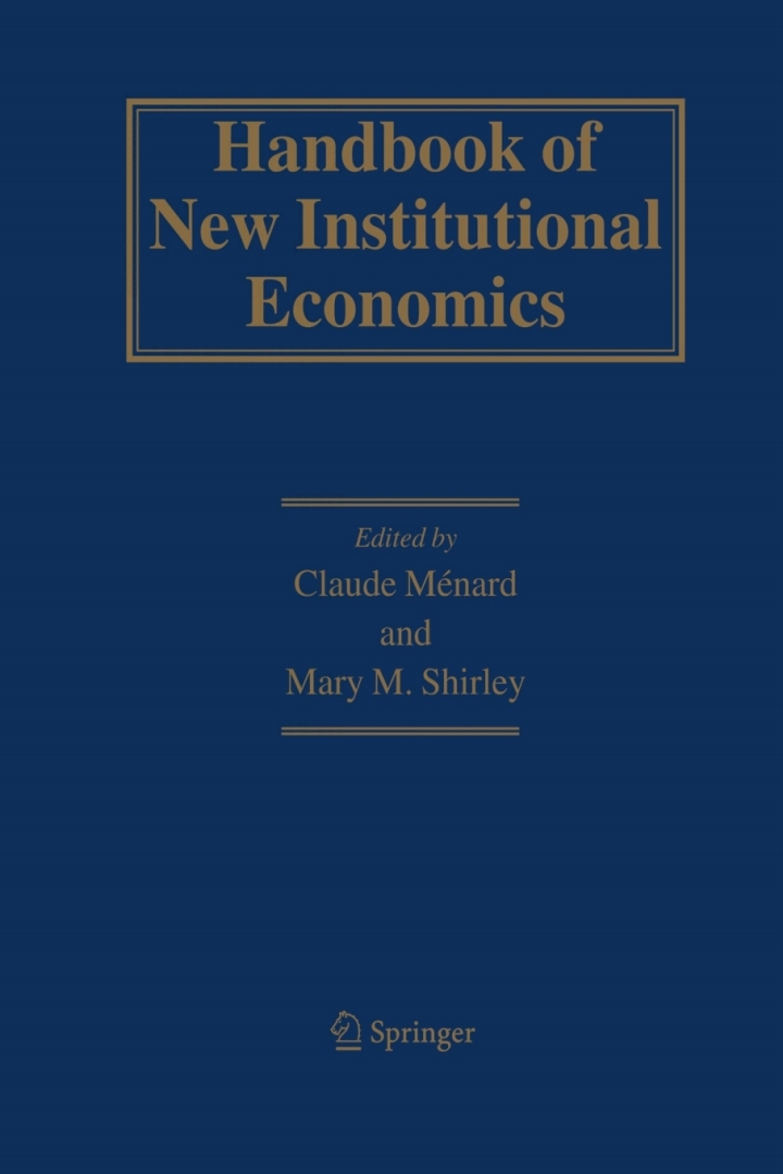 Handbook of New Institutional Economics ebook