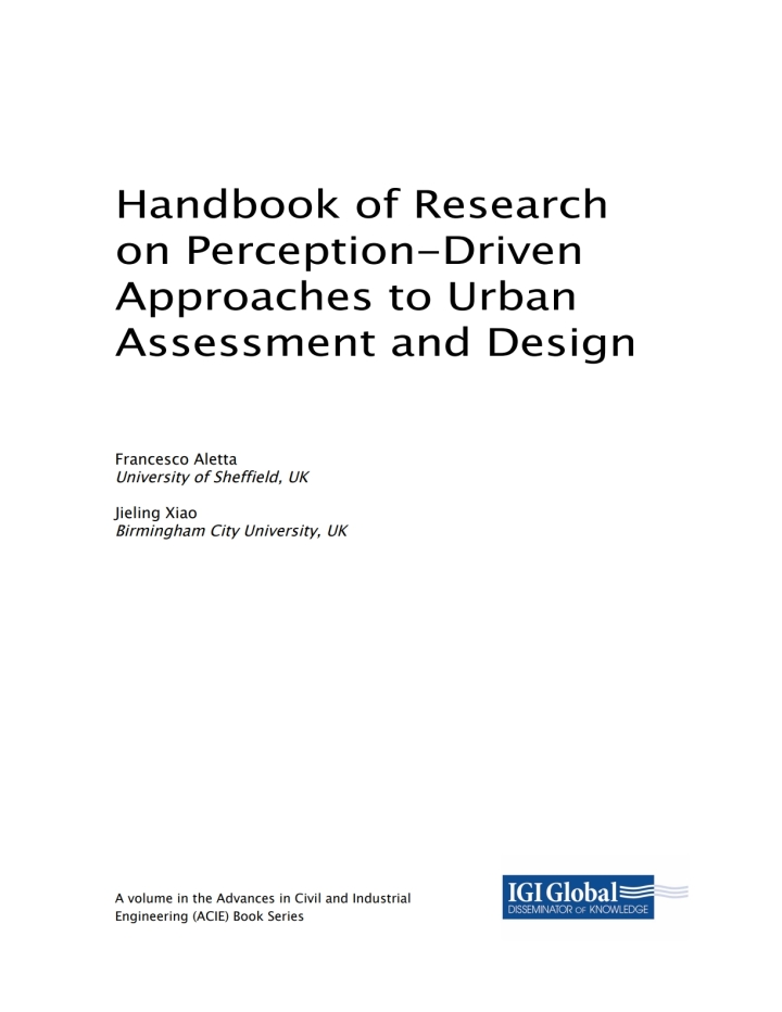 Handbook of Research on Perception-Driven Approaches to Urban Assessment and Design ebook