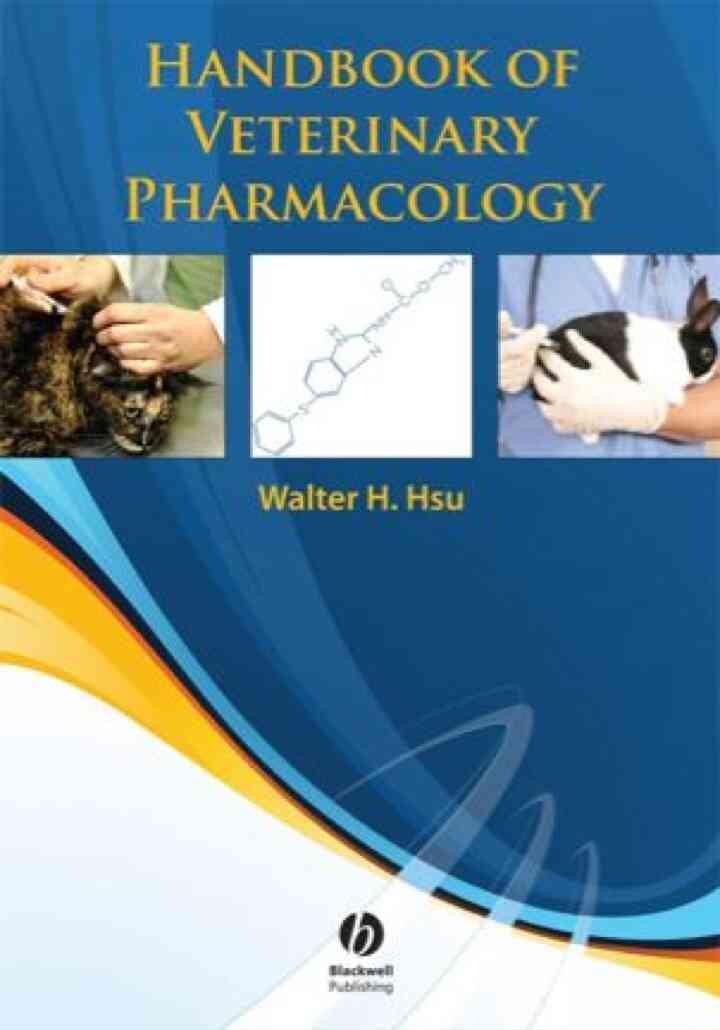 Handbook of Veterinary Pharmacology ebook