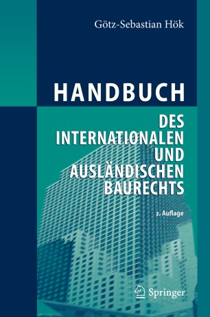 Handbuch des internationalen und ausl�ndischen Baurechts ebook