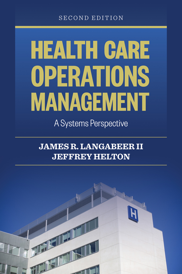 Health Care Operations Management ebook