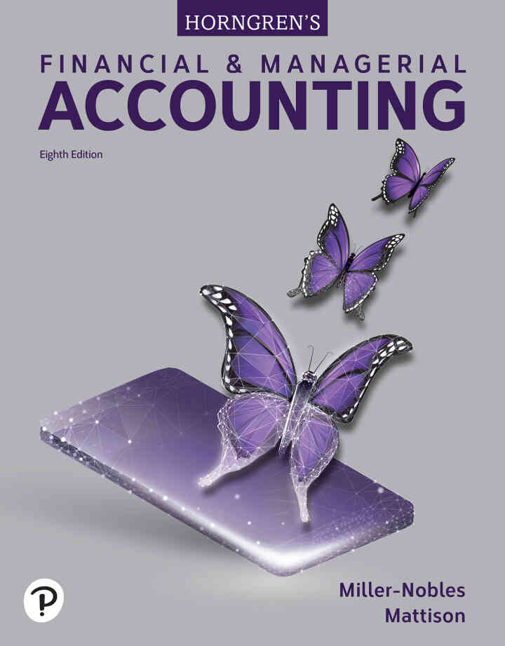 Horngren's Financial & Managerial Accounting, 8th Edition ebook