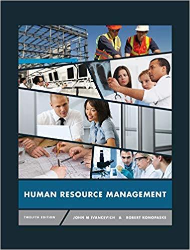 Human Resource Management 12th Edition by John Ivancevich ebook