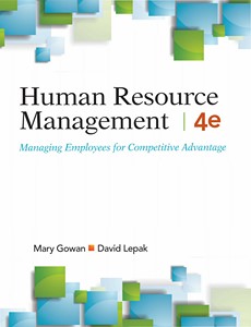 Human Resource Management Managing Employees for Competitive Advantage 4th Edition by Mary Gowan ebook