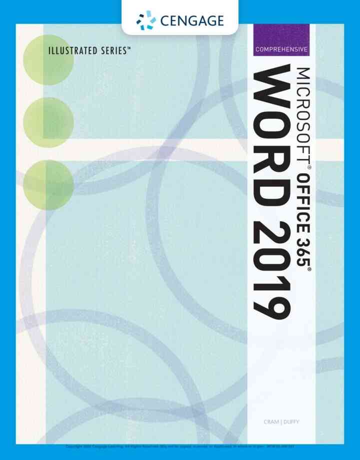 Illustrated Microsoft Office 365 & Word 2019 Comprehensive, 1st Edition ebook