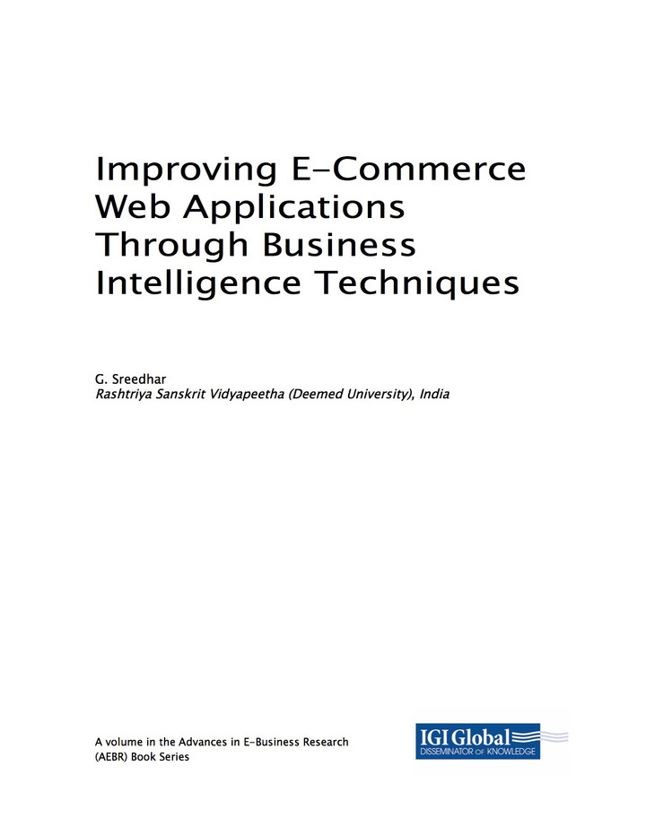 Improving E-Commerce Web Applications Through Business Intelligence Techniques ebook