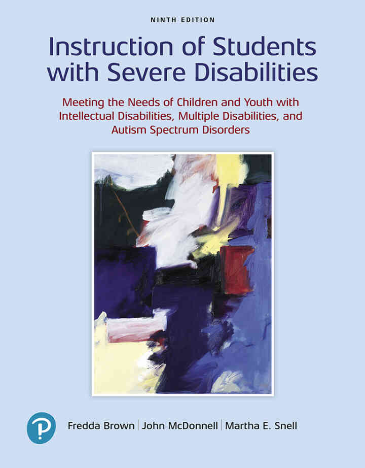 Instruction of Students with Severe Disabilities, 9th Edition ebook