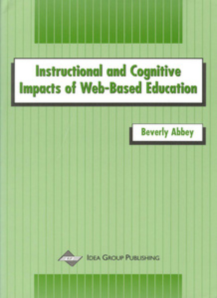 Instructional and Cognitive Impacts of Web-Based Education ebook