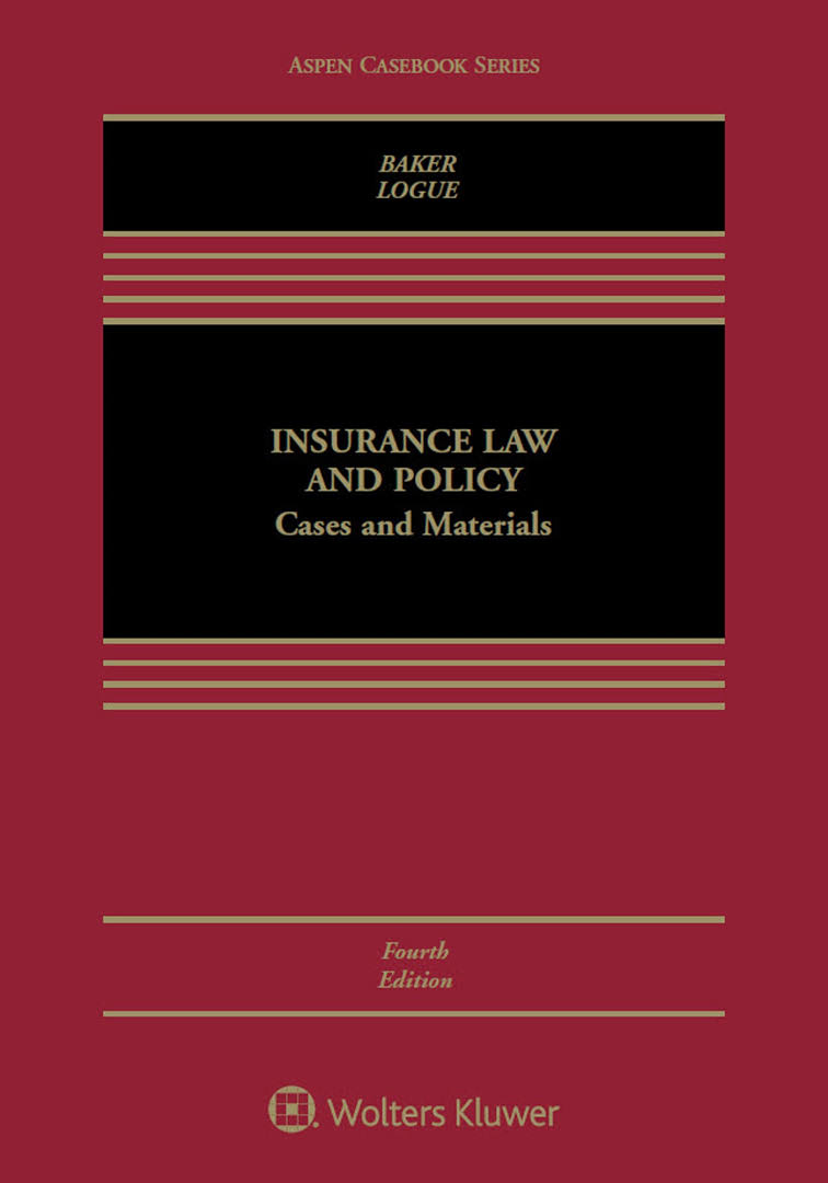 Insurance Law and Policy: Cases and Materials ebook