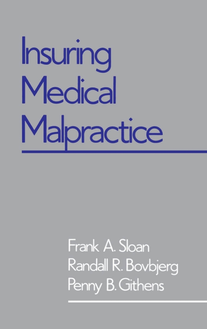 Insuring Medical Malpractice ebook