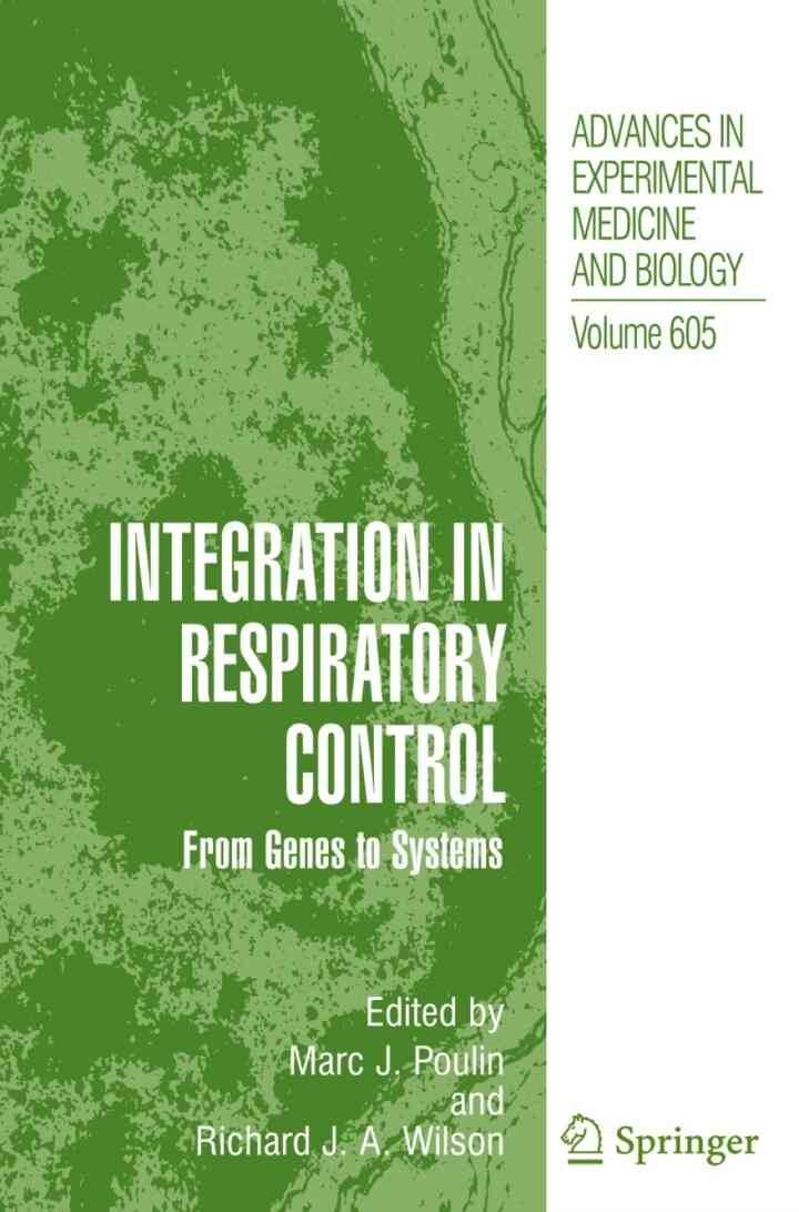 Integration in Respiratory Control: From Genes to Systems ebook