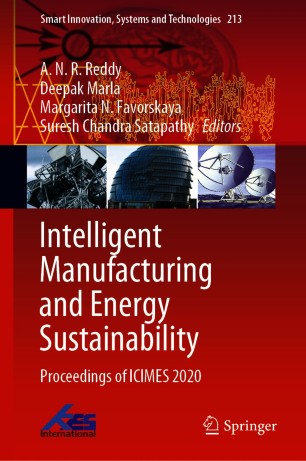 Intelligent Manufacturing and Energy Sustainability: Proceedings of ICIMES 2020 ebook